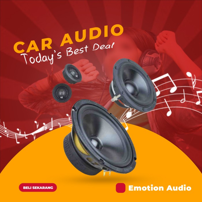 ✅New Ori Speaker 3 Way Ground Zero Gzrc 165.3 Sq Act Terbaru