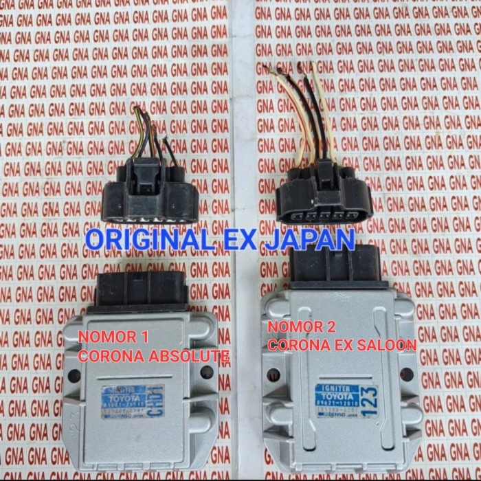 {Second} Igniter Toyota Corona 2.0 Absolute Cdi Ex Saloon Original Ex Japan Diskon