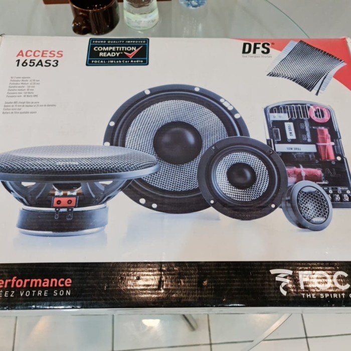 ✅Ori Speker Mobil 3Way Focal Access 165As3 Limited