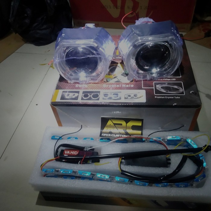 [Original] Paket Projector 3 Biled E16 Vahibluelens  Sign Lexus Vahid For Mobil Diskon