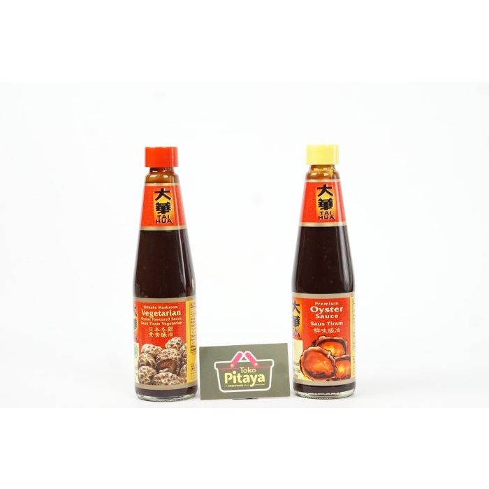 

Produk Unggulan] Tai Hua Vegetarian Oyster Sauce Saus Tiram Vegetarian/Soy Sauce 430 ml