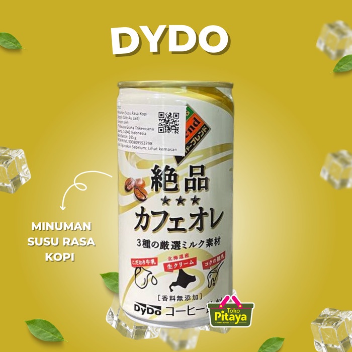 

.........] Dydo Blend Zeppin Cafe Au Lait - Minuman Susu rasa Kopi 185 gr