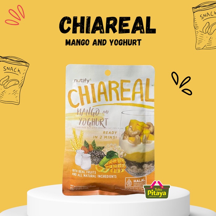 

best produk] Mango and Yoghurt Chiareal Overnight Oat Chia Pudding Nutify