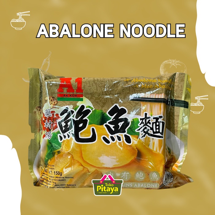 

populer] (Mie) A1 Contains Abalone Noodle 150 gr (Mengandung Abalon)