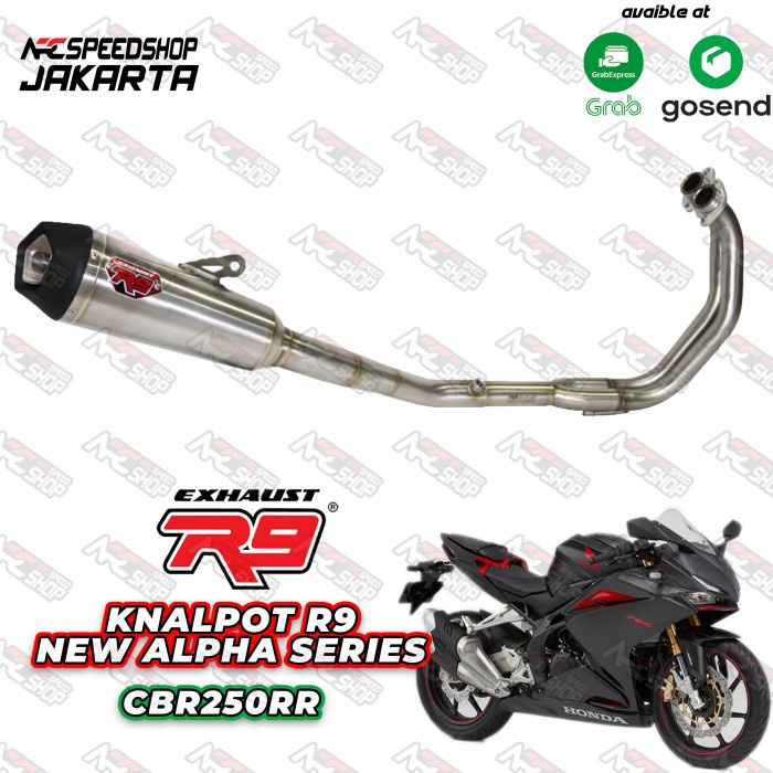 [Original] Knalpot R9 New Alpha Series Cbr 250Rr Fullsystem Cbr 250 Rr Terbaru