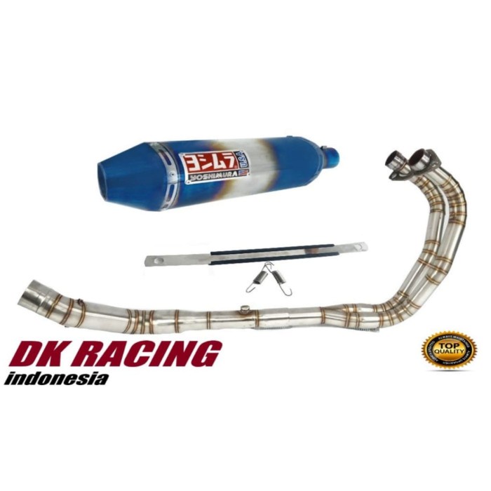 [Original] Knalpot Racing Yamaha R25 Yoshimura Usa Blue Terbaru