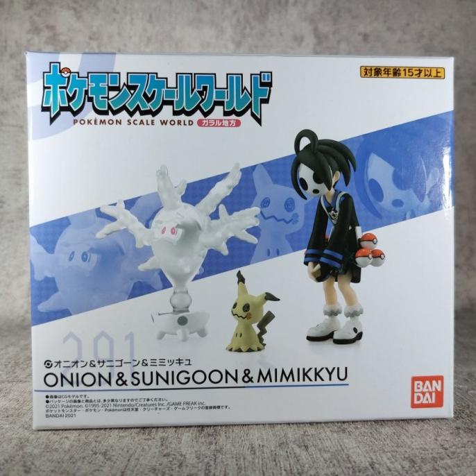 [BDR] POKEMON SCALE WORLD FIGURE ALLISTER MIMIKYU CORSOLA BANDAI FIGURE