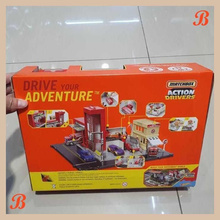 | anb | match box action driver fire station rescue
