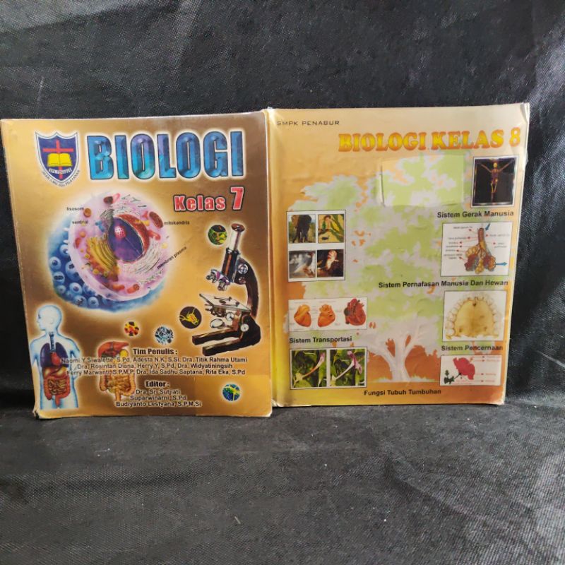 Buku Biologi kelas 7, 8, VII, VIII, SMP, SMPK Penabur.