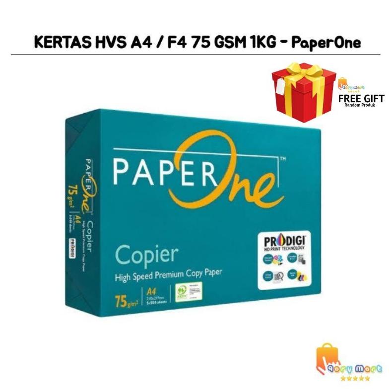 

Hot Sale KERTAS A4/F4 75 GSM 1Kg PAPERONE ..