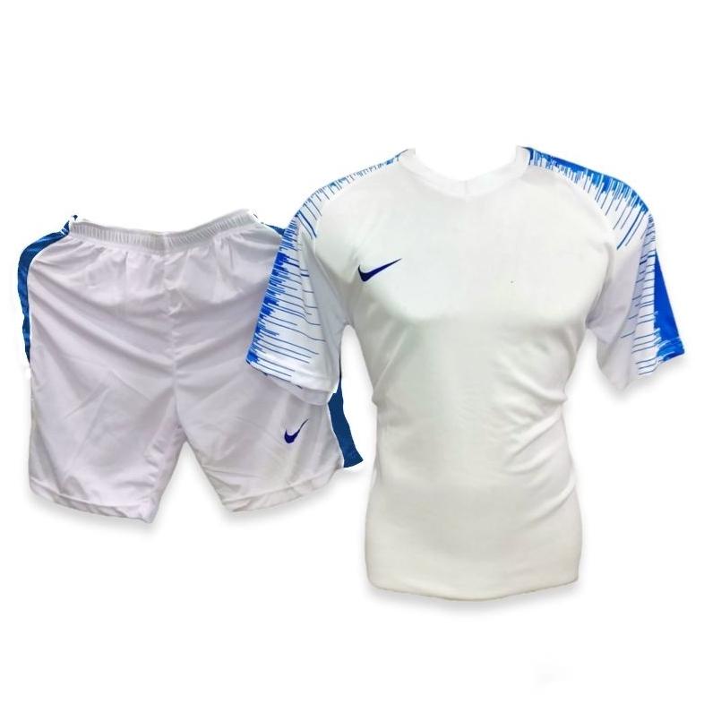 Special Jersey futsal dewasa Setelan baju dan celana kaos sepak bola   bahan Dryfit warna putih hita
