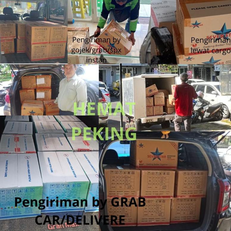 

Best! LAKBAN BENING / COKLAT 100 YARD 2 INCH (isi 6 pcs) putih transparan .,