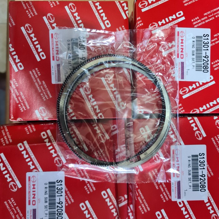 ✨Sale S1301-92080 Ring Piston Sk200-8/ Jo5E/Jo8E Fm 260Ti Genuine Part Berkualitas