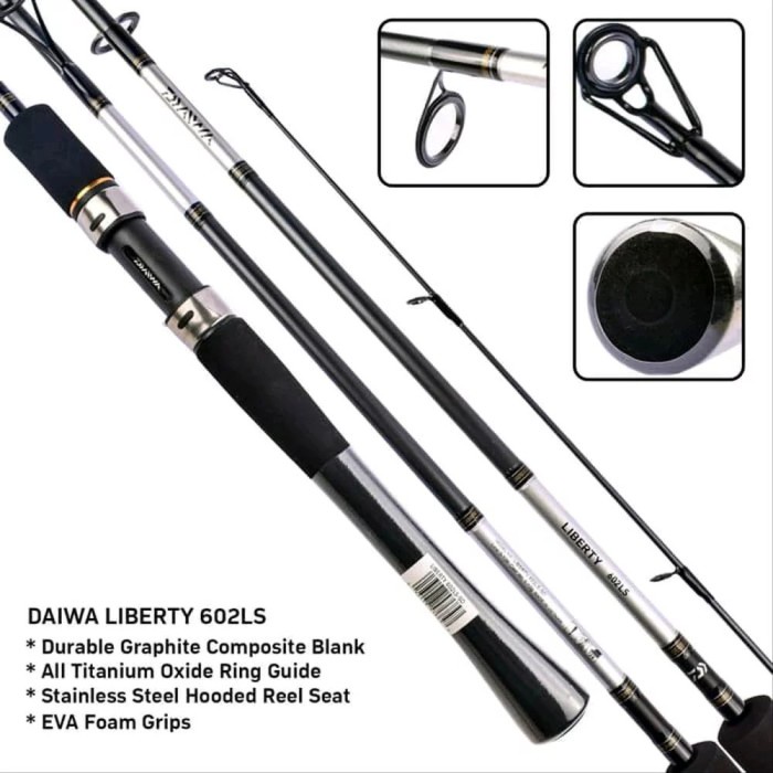 ✨Ready Joran Spinning Murah Daiwa Liberty L 602Ls-Sd Best Seller Berkualitas