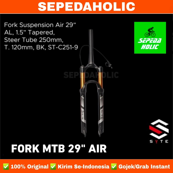 ✨Ready Fork Mtb Suspension Air 29 Inch Tapered Garpu Sepeda Angin Berkualitas