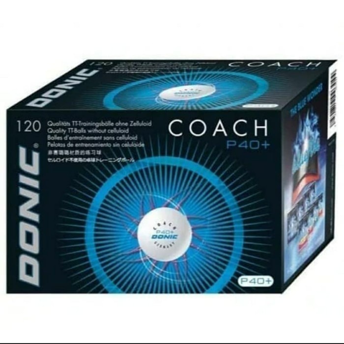 ✨Ori Bola Pingpong Training Donic Coach P40 Isi 120Pcs Original Terbatas