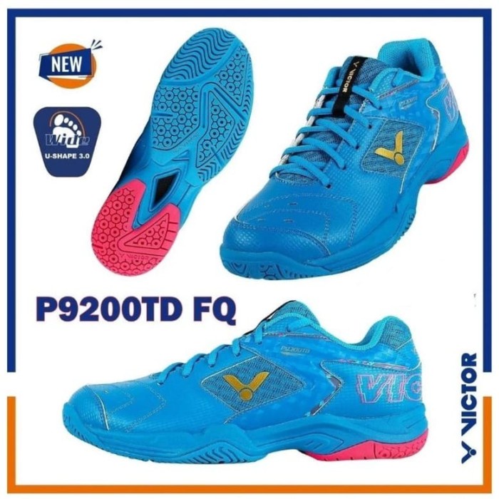 ✨Original Sepatu Badminton Victor P9200Td Fq Blue Original Diskon