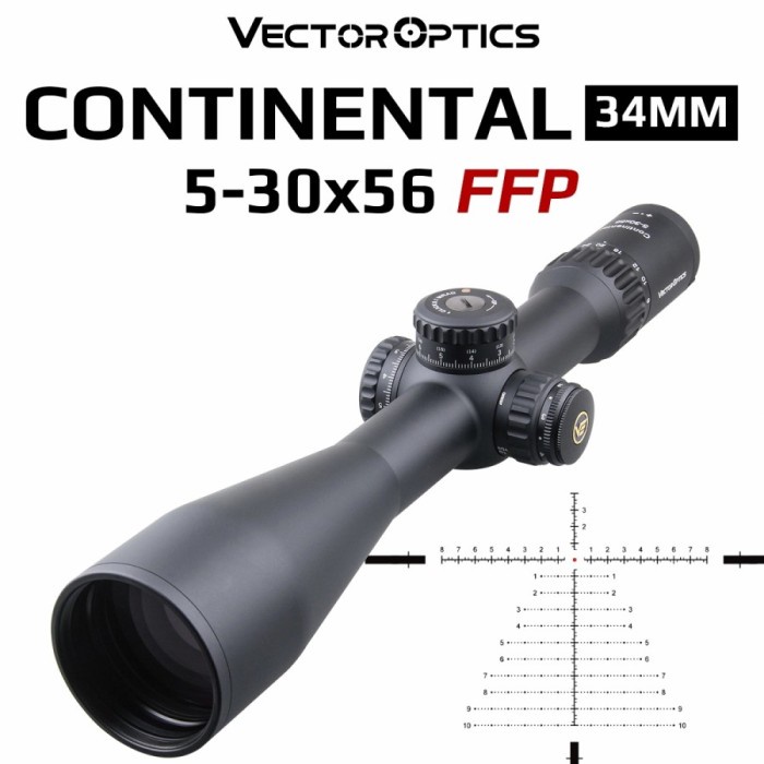 ✨Original Vector Continental 5-30X56 Ffp Od 34 Terbaru Limited