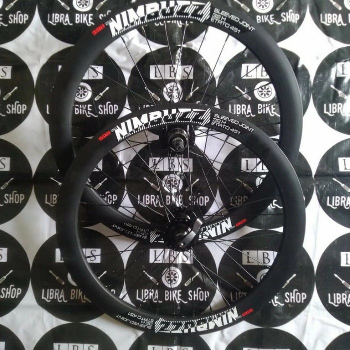 ✨Ori Wheelset Syte Nimbuzz 20 451 Hub Raze Pro Tawon Hitam Jari Bs Hitam Terbatas