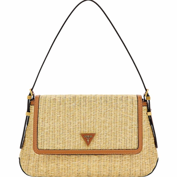 ✨New Tas Guess Original Wanita -Desideria Straw Shoulder Bag - Guess Diskon