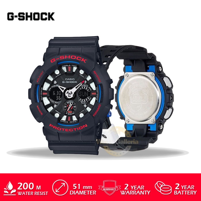 ✨Termurah Casio G-Shock Ga-120Tr-1Adr/Ga-120Tr-1Adr/Ga-120Tr Original Terbatas