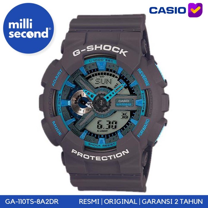 ✨Sale Casio G-Shock Ga-110Ts-8A2Dr/Ga110Ts-8A2 Original  Garansi Resmi Terbatas