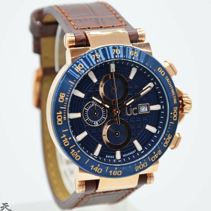 ✨Sale Jam Tangan Pria Original Gc Guess Collection Y37007G7 Swiss Movement Diskon