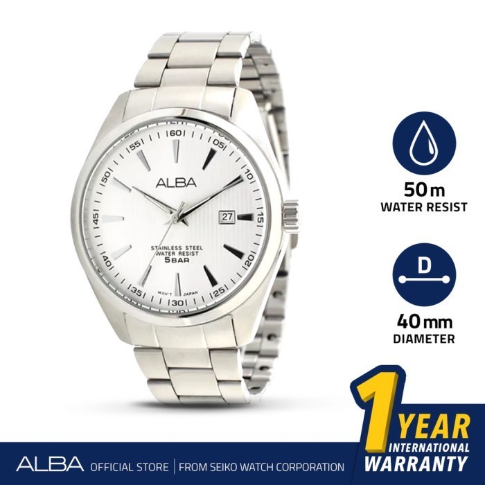 ✨Sale Jam Tangan Alba Ag8389 Ag8389X1 Original Rantai Stainless Steel Ori Diskon