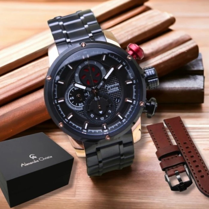 ✨Ready Jam Tangan Pria Alexandre Christie Ac 6239 Mc Terbatas