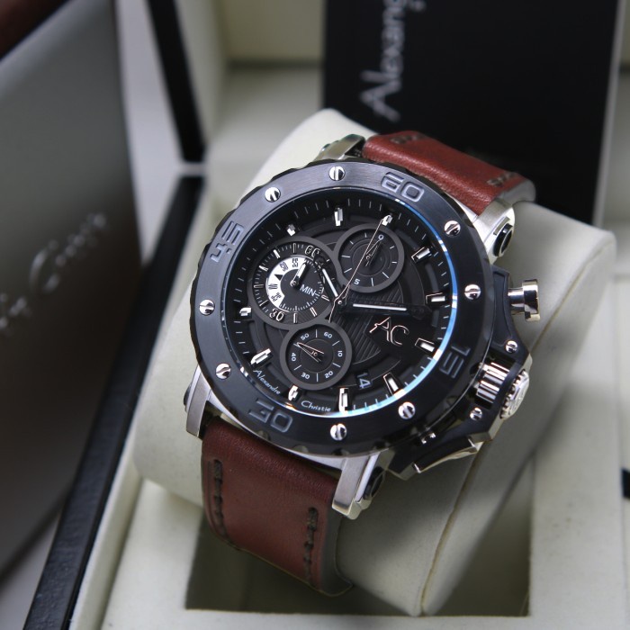 ✨Ready Alexandre Christie 9205  Jam Tangan Pria Alexandre Christie 9205 Sl Terbatas
