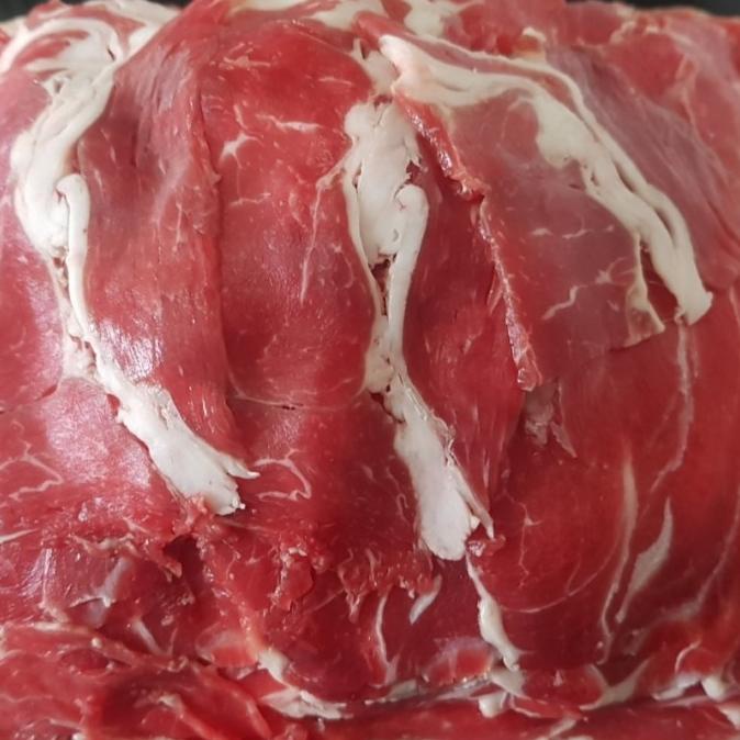 

Daging sapi Yakiniku Sukiyaki 500gr halal Us Beef daging slice tipis SS