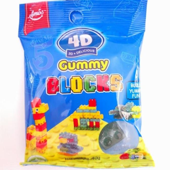 

%$%$%$%$] Permen Gummy Lego / Permen bentuk bricks / blocks / Permen topper kue