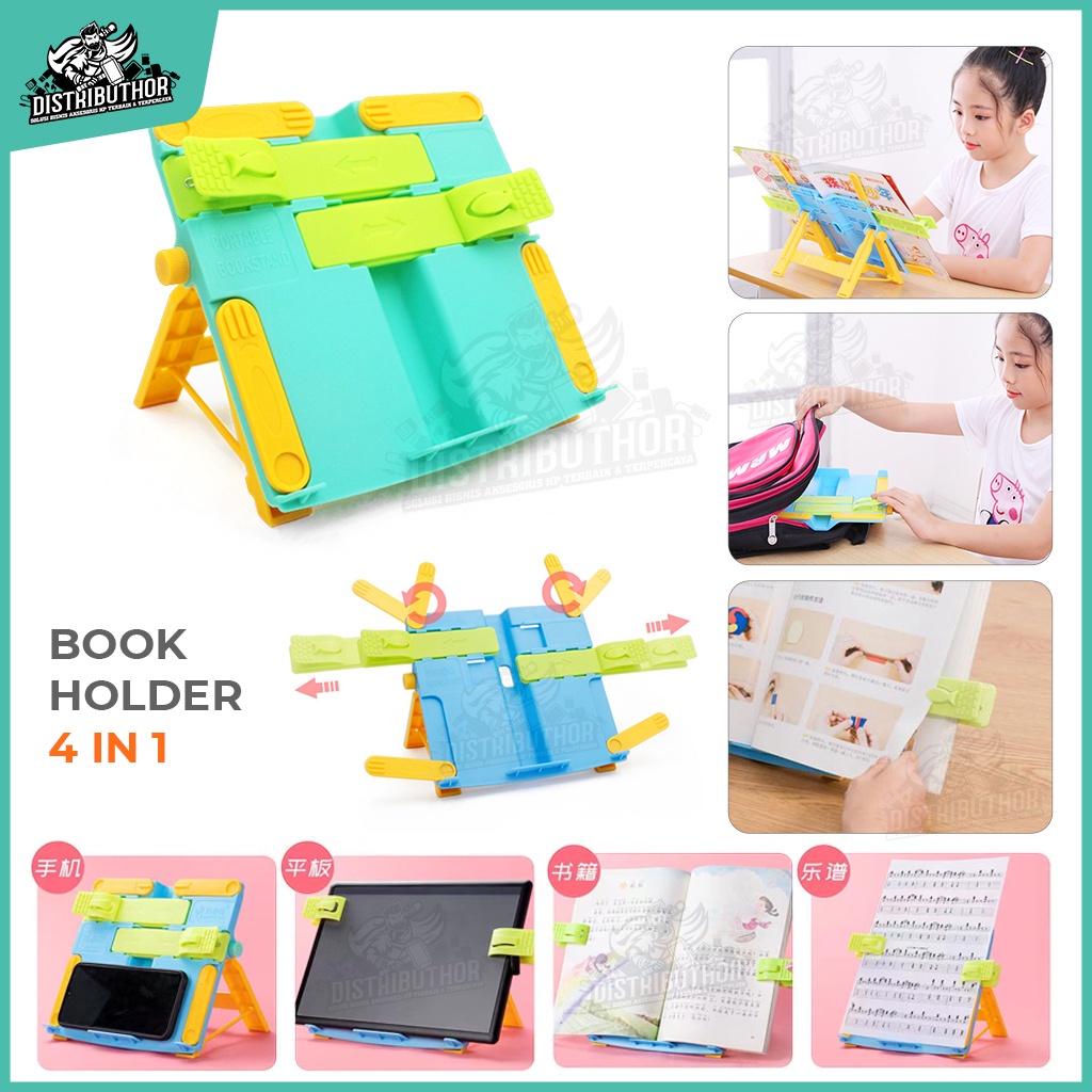 

Book Stand Holder Unik Lucu Gganjal Yangga Sandaran Buku Bisa Jadi Rekal Al Quran Tatakan Tablet