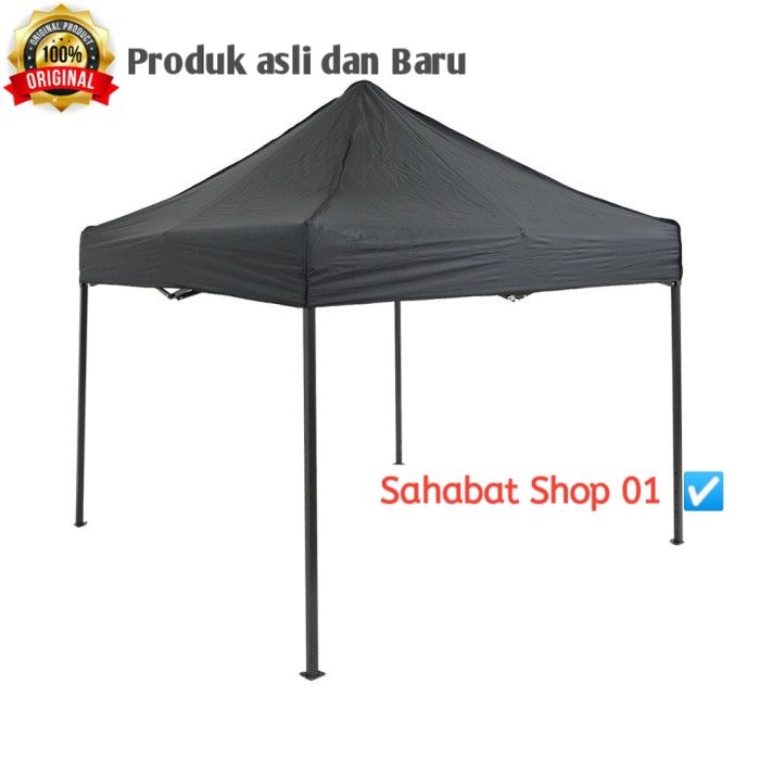 paling diminati] Tenda Gazebo- Soleil 2x2 Mtr Tenda Gazebo - Hitam