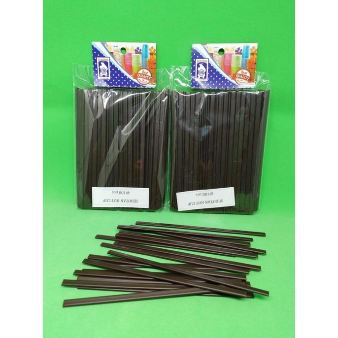 #####] SEDOTAN PIPIH/ SEDOTAN PAPER CUP/ SEDOTAN HOT CUP PENDEK @100 PCS