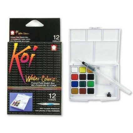 

Promo Sakura Koi Watercolor 12Clr