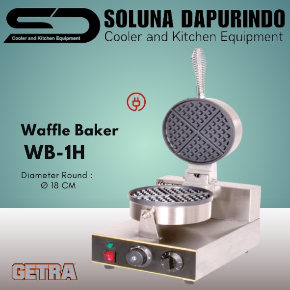 GETRA Waffle Baker WB1H/Mesin Pembuat Waffle