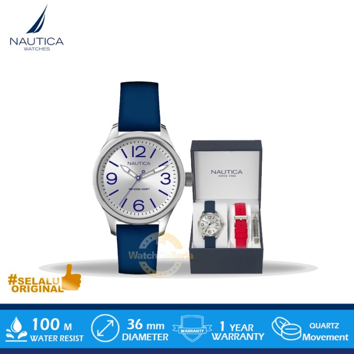 JAM TANGAN WANITA ORIGINAL NAUTICA NAI09504M