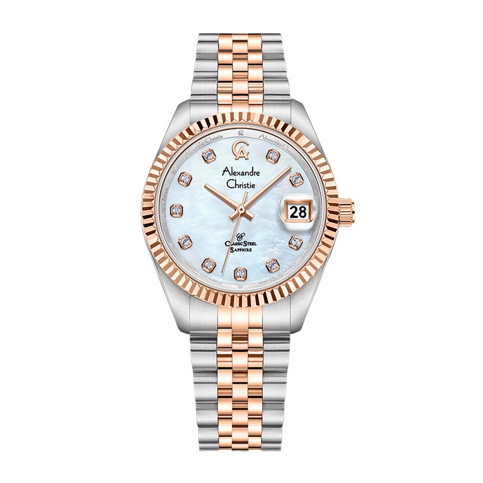 JAM TANGAN WANITA ALEXANDRE CHRISTIE AC 5013 LDBTRMS
