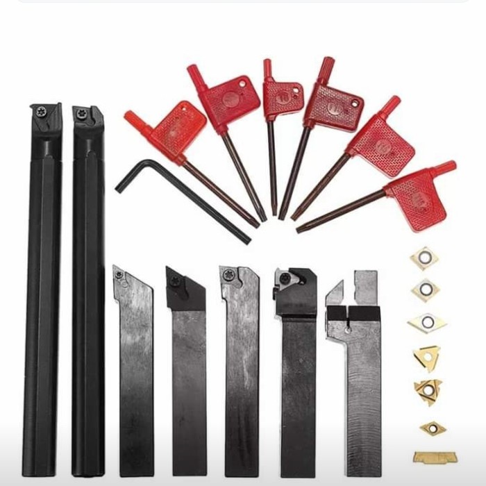 ✅Ready Holder Bubut Set Luar Dalem Ukuran 1616 Buat Type Mesin Cq6230 Co630 Terbatas