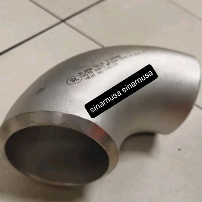 ✅Sale Elbow 90 ° Las Stainless Ss 304 Sch 80 2 1/2  Inchi Dn 65 Berkualitas