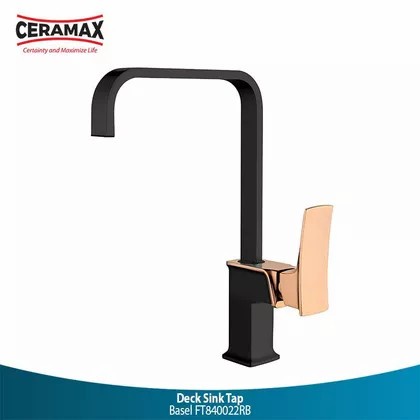 ✅Ori Ceramax Keran Wastafel Dapur Rose Gold Basel Ft840022Rb Limited