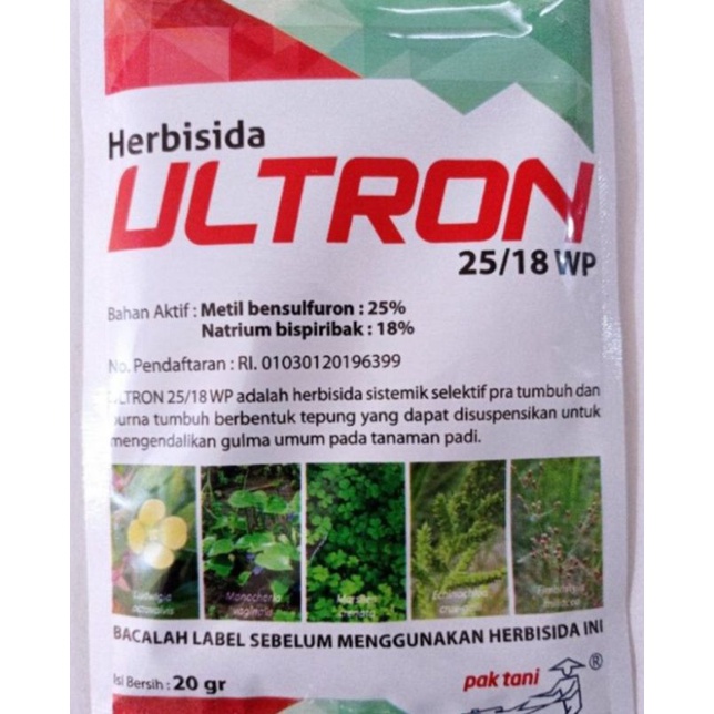 Herbisida Padi ULTRON - 20 Gram