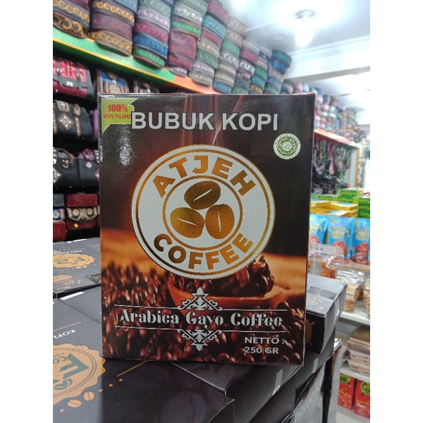 

Atjeh Coffee Arabika Gayo 250gr