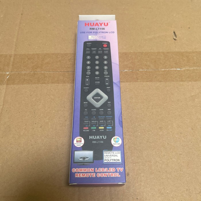 +++++] Remot tv polytron lcd led bisa universal program huayu L1156