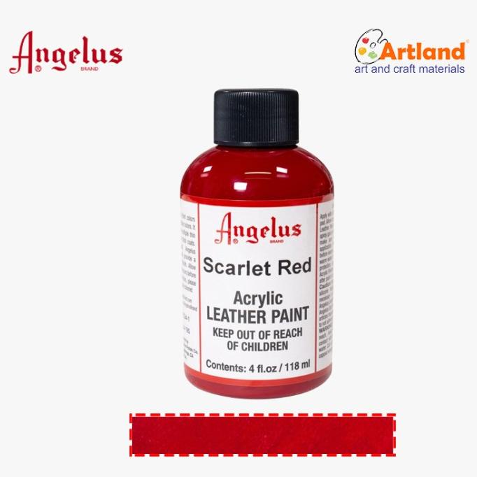 

] Angelus Scarlet Red Paint // Angelus Acrylic Leather Paint Stok Terbatas