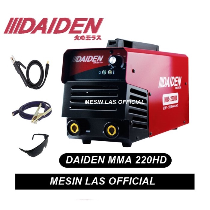 [Original] Mesin Las Daiden Mma 220Hd Trafo Las Igbt Terbaru