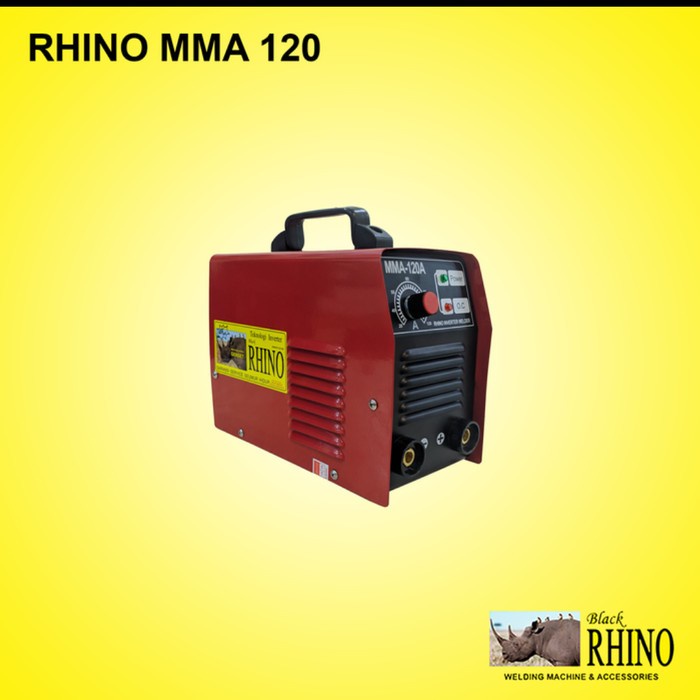 [Original] Mesin Las Mma 120 A Red Rhino 900Watt - Rhino Merah Mma 120 Limited