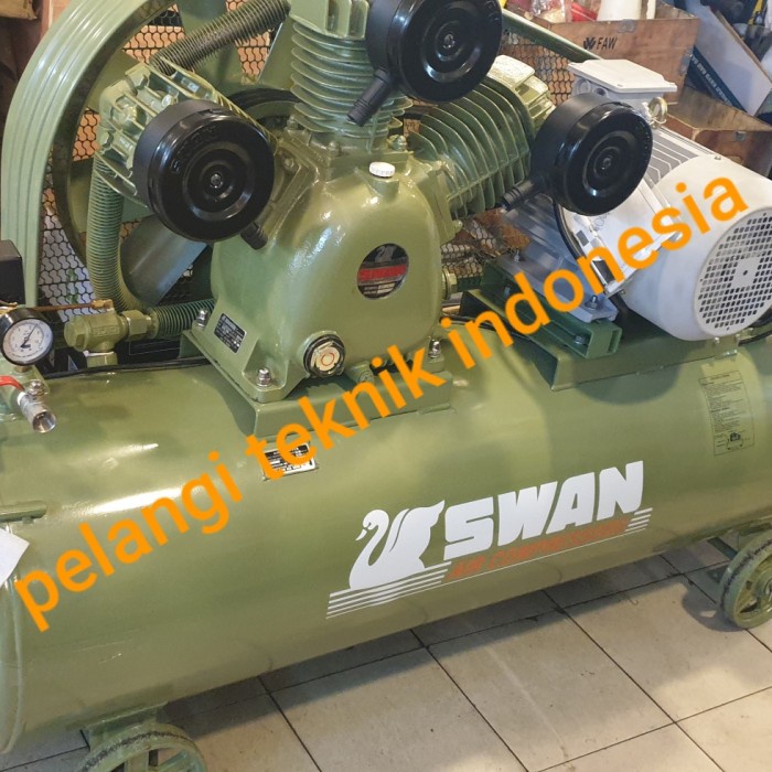 [New] Kompresor Angin Swan 10 Hp Swp 310 Komplit Motor Terbatas