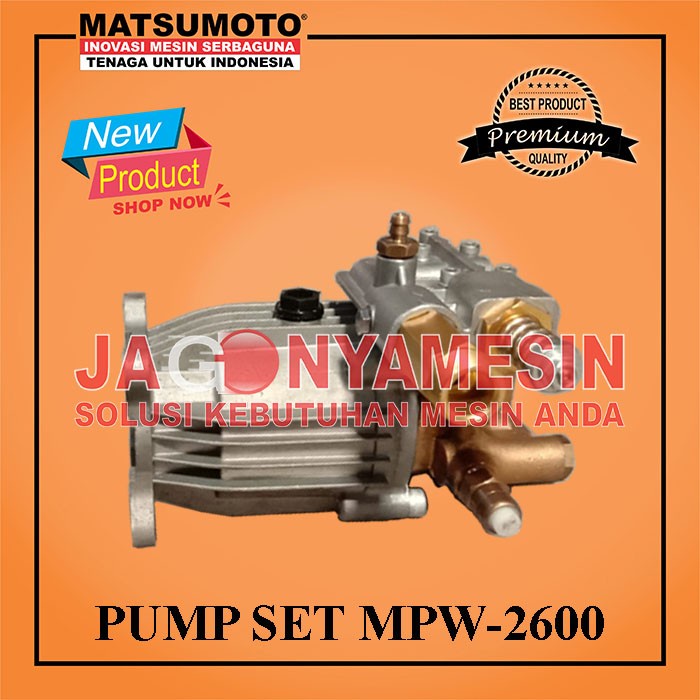 [Ori] Pump Set Pompa Air Mesin Steam Matsumoto Mpw 2600 G Terbatas